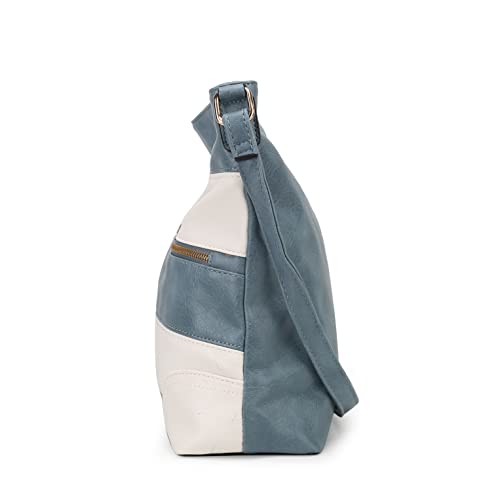 Image of MKF Collection Shoulder Bag for Women, Vegan Leather Top-Handle Hobo Bag Handbag Purse