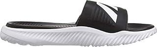 adidas Men's Alphabounce Slide Sandals, White/Core Black/White, (13 M US)