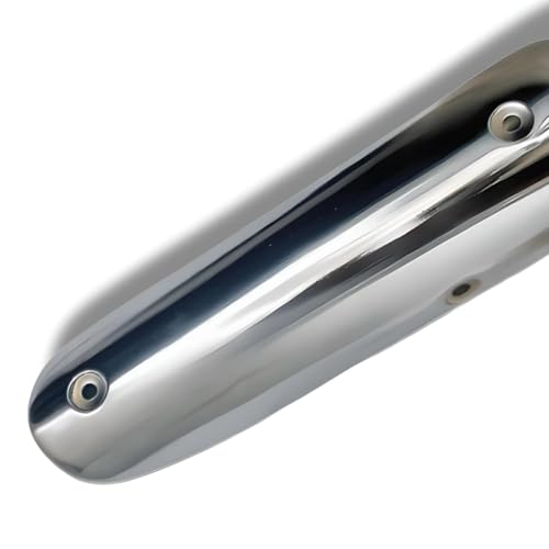 Image of EAZ Original Stock Silencer Plate Cover for Royal Enfield Classic Reborn & New Bullet 350cc
