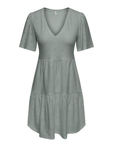 Robe Onlsmilla Life S/S Cutline pour un vêtement fluide qui ne froisse pas