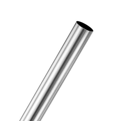M METERXITY 1-Pack 250mm 316 Stainless Steel Tube, 14mm OD 0.5mm Wall Thickness Seamless Stainless Steel Tubing for Construction/Machining/DIY Crafting, Metal Straight Pipe [0.55x0.02x9.8IN]
