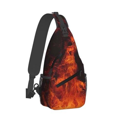 Bolso Cross Chest Bag para Hombre y Mujer Negro miniatura 2
