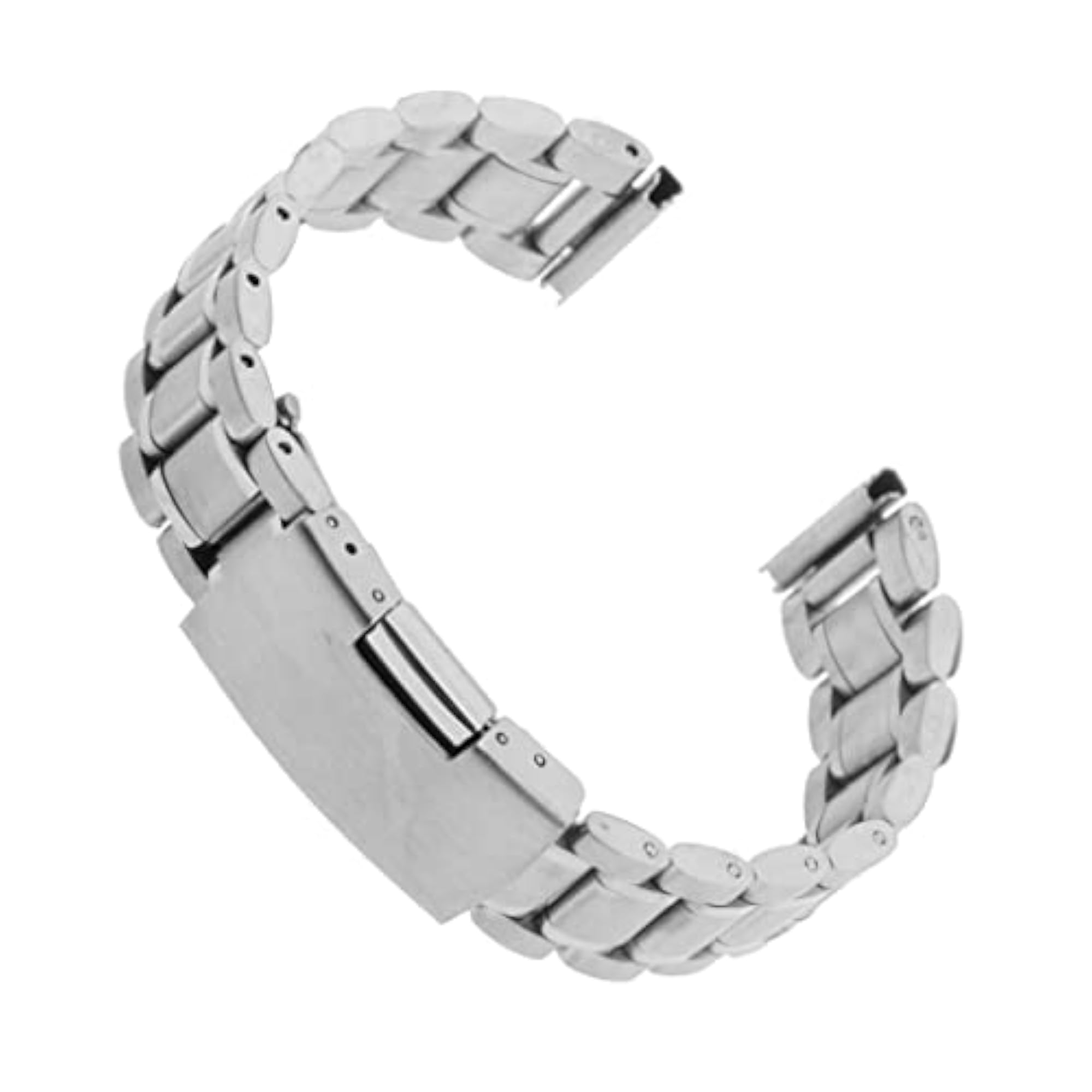 18mm Luxury Stainless Steel Clasp Wrist Watch Band Strap