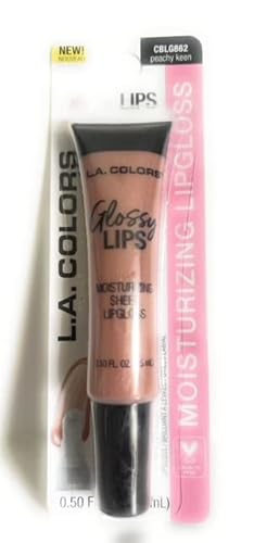 LA COLORS GLOSSY LIPS LIP GLOSS (PEACHY KEEN)