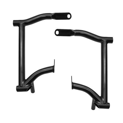 Saddlebag Guards Crash Bar Bracket, Negro, para Harley 2014-2026, compatible con Touring Electra Glide Street Glide Road Glide Road King, Guardabarros miniatura 3