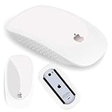 AKSHFETH Silicone Mouse Case Compatible with Apple Magic Mouse I&II - Anti-Drop Cover Case for AppleMouse 2(White)