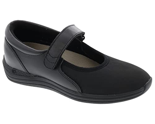 Drew Women's Magnolia Comfortable Slip-Resistant Mary Jane Adjustable Strap Flat with Arch Support