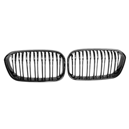 Grille de Calandre Double Ligne Noir Brillant Premium pour BMW Série 1 F20 F21 LCI