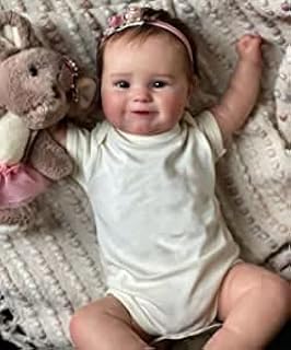 Pinky Reborn 20 polegadas bonecas renascidas realistas para meninas laváveis de corpo inteiro com aparência realista boneca recém-nascida crianças renascidas presentes artesanais para filha