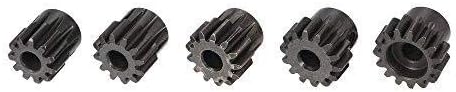 YUNIQUE GREEN-CLEAN-POWER - Set of 5 Pinions 11T-12T-13T-14T-15T M1, Black, Medium