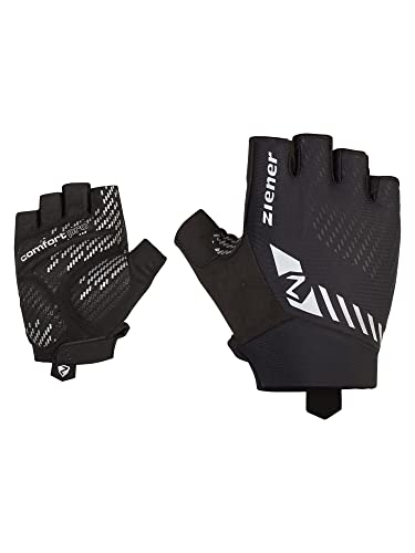 Gants de vélo Ziener Costy à doigts courts pour hommes et cyclisme sur route