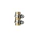 2 Pack - Orbit 3/4 Inch Brass Shank Water Hose Repair Mender with Clamp