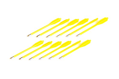 BOLT Crossbows Plastic Bolts 12 Plastic Bolts, Size., Size 6.5