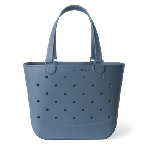 Simple Modern Extra-Large Waterproof Beach Bag - Blue Dune