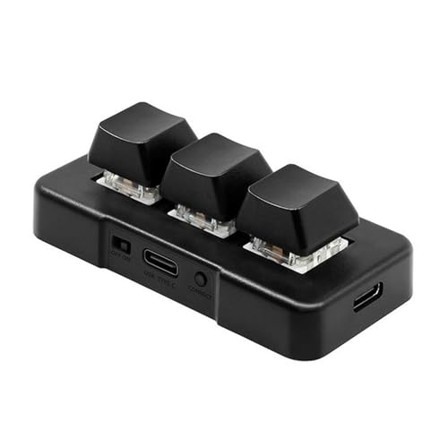 Clavier personnalisé à 3 touches pour simplifier les raccourcis complexes HUIOP mécanique