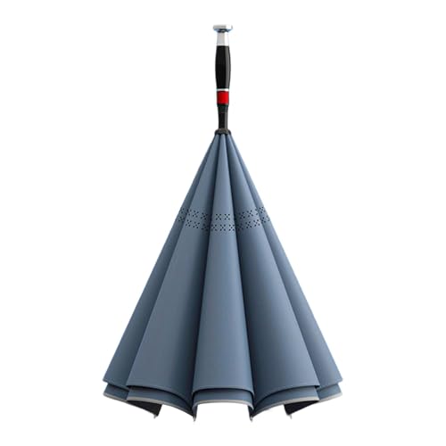 omiinitio Reverse Regenschirm Doppellagiges Baldachin Extra Langer Wasserdicht Für Den Außenbereich Unverzichtbarer Premium Metallrahmen Reverse Reiseschirm