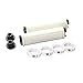 DEERU Bicycle Premium Rubber Handlebar Grip Double Lock on Grip for Mountain Bike BMX Folding Bike Anti-Slip Shockproof (White)