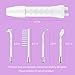 High Frequency Facial Wand,Portable Handheld High-Frequency Facial with 4 Argon Sticks - Violet (4 Violet Tubes)