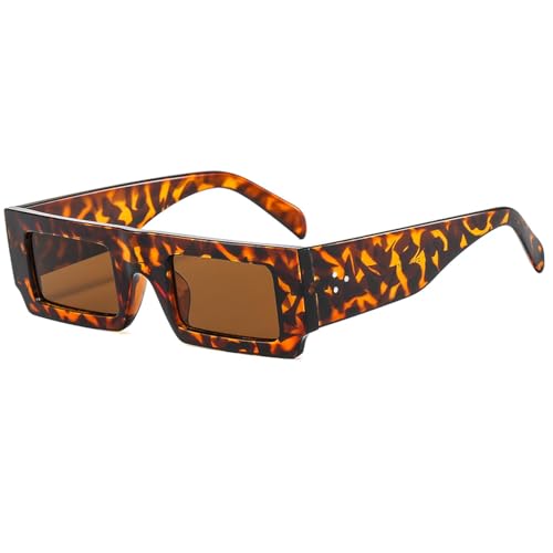 Lunettes de soleil rectangulaires légères pour sublimer les visages fins