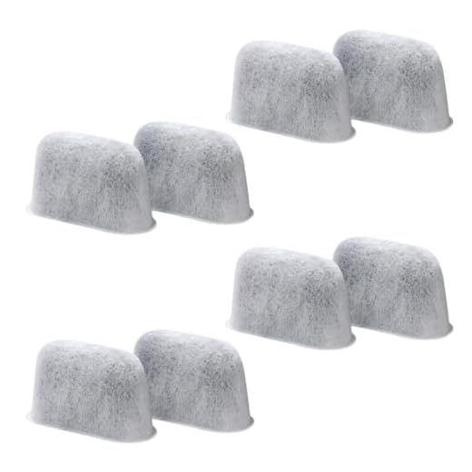 Wasserfilter Kartuschen, 8 Stück, Aktivkohlefilter Kohlefilter, Kaffeemaschinen Ersatz Wasserfilter, Ersatz Non-Woven Wasserfilter Filter, Zuhause, Café, Partys, 47 x 20,5 x 24,5 mm