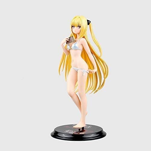 Tplarat 23Cm Japanese Anime Alter To Love Ru Golden Darkness Yuuki Mikan Lala Swimsuit Beautiful Girl's Pvc Action Figures Statue Collectible Ornaments Model Doll Birthday Gifts Gift #TOP2