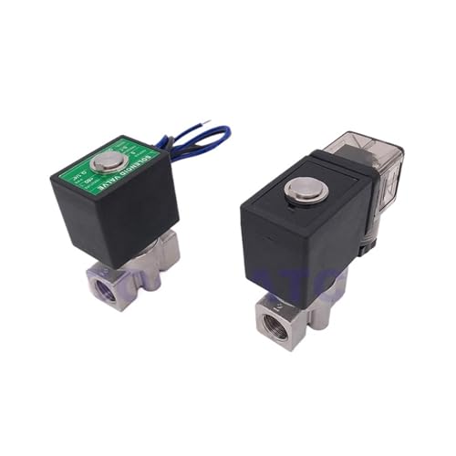 Électrovanne eau 24V CC SPU-04 en inox SUS304 normalement fermée G1/4 - 4
