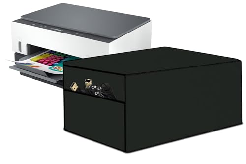 Image of The Furnishing Tree Polyester Waterproof & Dustproof Printer Cover - Compatible with Auto Duplex Laser Brother HL-L2460DN Printers, Heavy-Duty military Polyester , Dimensions in DxWxH - ( 36x39x20 CM)