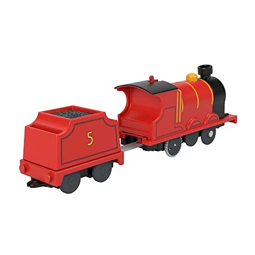 Fisher-Price Thomas & Friends James Gemotoriseerde speelgoedtreinmotor voor kleuters van 3 jaar en ouder, HDY70 - Image 4