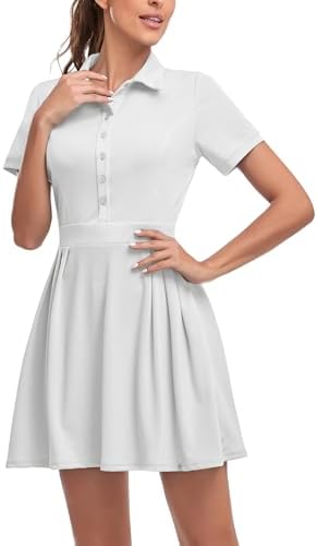 Soneven Women's Tennis Dress with Trousers Tennis Clothing Set Sl...