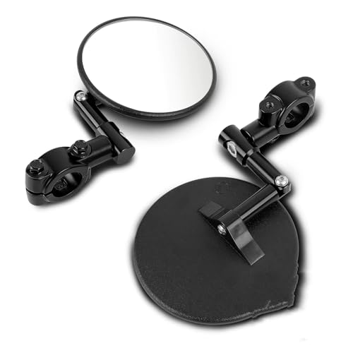 Espejos moto laterales CNC para rutas urbanas en manillares de 22-23mm
