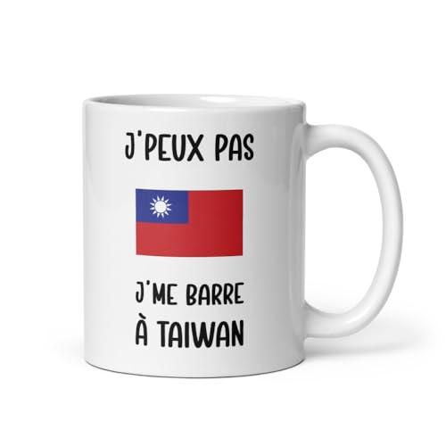 Mug Taiwan je peux pas je me barre à Taiwan voyage humour tasse Taiwan drôle vacances