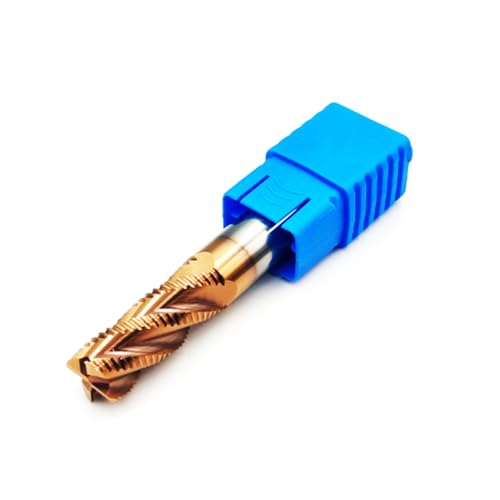 Image of HRC45 4Flutes Tungsten Solide Carbide Roughing End Mills for CNC Router Bit Wood Metal Cutter Mill Tool CNC milling Cutter Shank Dia 1 /2 inches(1pc, Shank Dia 1 /2 inch)