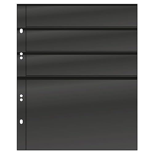 Feuilles Multi collect-noires Lindner MU1319 rangement philatélie
