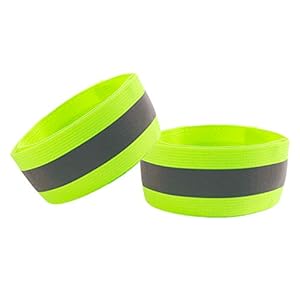 IDOU Reflective Running Gear,Reflective Bands for Arm/Wrist/Ankle/Leg,Biking Accessories for Women and Men