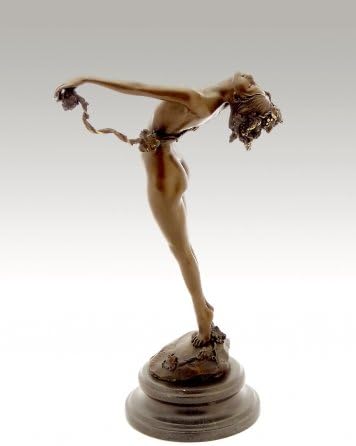 Miniatura 4 de Kunst & Ambiente - Harriet Frishmuth - Escultura de bronce - La vid 1923 - Firmado - Decoración - Estatua de bronce