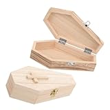 Plateau d'halloween : fabriqué en bois naturel, présente une combinaison de finitions brûlées et naturelles pour un look , plateau cercueil