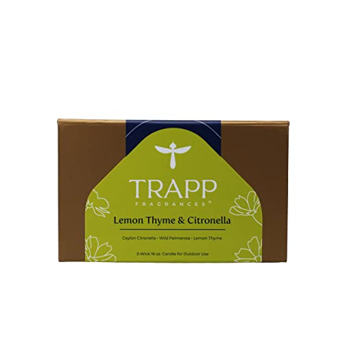 Trapp Citronella Luxury 3-Wick Candle #TOP2