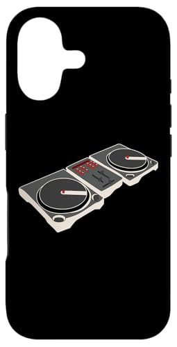 Custodia per iPhone 17 Giradischi del vinile per il DJ doppio dell'attrezzatura della tavola girevole del DJ