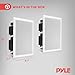 Pyle Ceiling Wall Mount Enclosed Speaker - 400 Watt Stereo In-wall / In-ceiling 8