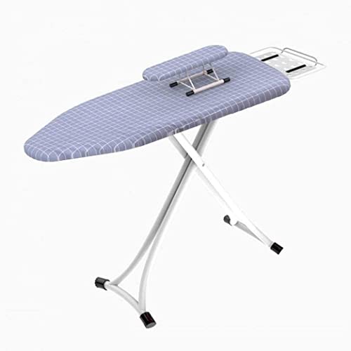 Ironing Board,Anti-Scald Adjustable,Living Room Balcony Lengthen Durable Ironing Table,with Steam Iron Stand,Home Essentials (Color : E, Size : 1103186CM) (C 110 * 31 * 86CM)