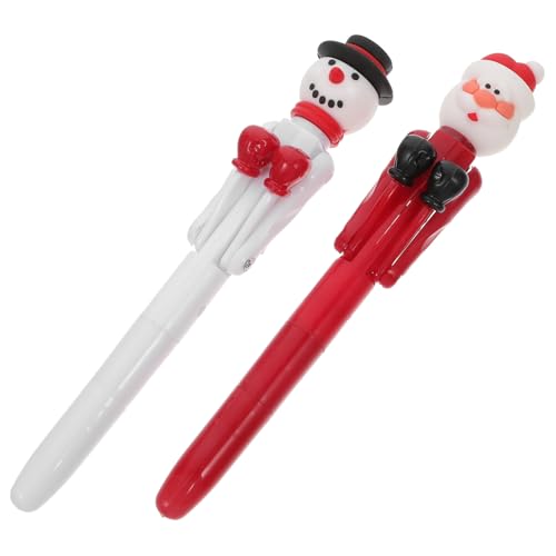 Bolígrafos de bola navideños originales con figuras en 3D para material escolar festivo