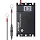 AUTOUTLET Marderschreck Auto, Upgrade – 12V Auto Batterieanschluss & 50CM Kabel, Ultraschall Marderabwehr Mader Abwehr mit Kontrollleuchte, Tiervertreiber Marderschutz für KFZ Motorraum