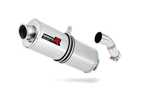 DOMINATOR YBR 250 Pot d'échappement Oval Silencieux Exhaust Racing Slip-on