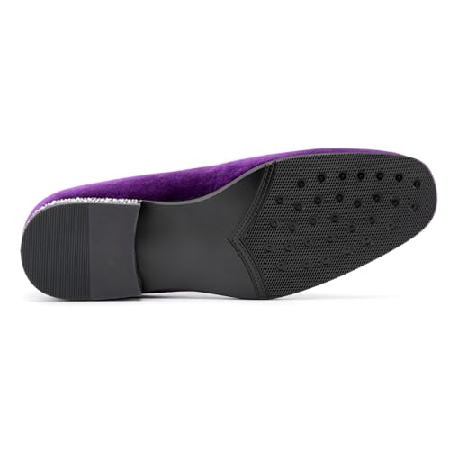 Image of JITAI Men's Dress Shoes - Casual Rubber & Leather Loafers for Men - Fashion Business Formal Wear