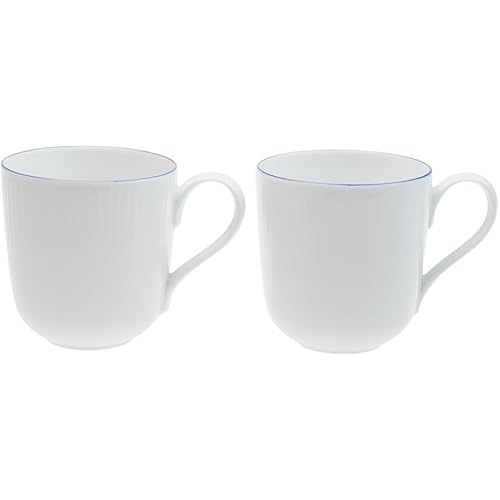 Royal Copenhagen 1058878 Blue Line Mug, Pair, 9.5 fl oz (280 ml)