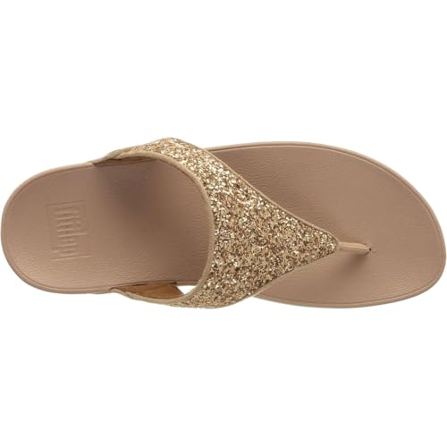 Image of FitFlop Lulu Multi-Tonal Glitter Toe Post Sandals
