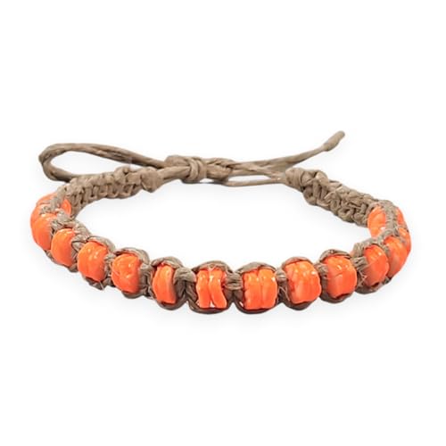 Image of BlueRica Hemp Anklet with Puka Shell Beads
