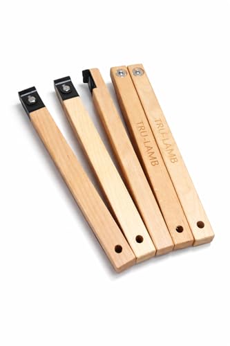 Tru-Lamb Floor Scrapers 5 Pack Paint Stain & Varnish Removal Tools with Red Devil Blades Professional Scrapers for Surface Prep and Finish Removal (5 Pack 11 x 1)