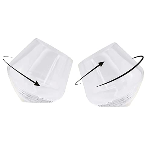 Winkee - Rolling Whisky Glasses Set of 2 | Aperitif Glass Shape Round | Suitable for Whisky, Mojito, Vodka, Brandy, Gin | Gift for Christmas, Birthday, Valentine's Day, Easter