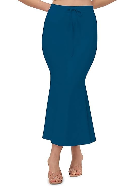 vidhata fashion Saree Petticoat Shapewear for Women - Stretchable Petticoat Readymade Sari Shape Wear Lycra Blend Underskirt Fish Cut Slim Fitting Laddies Saree Inner Wear Petticoat-picture-34